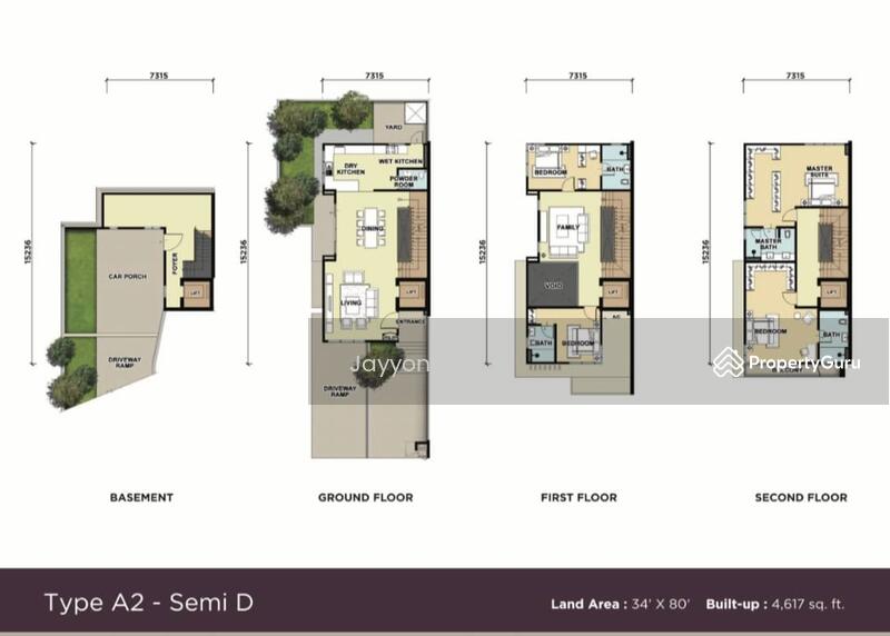 For Sale - [New Freehold] 3.5sty Semi D @Desa Hill Villas, Desa Petaling KL
