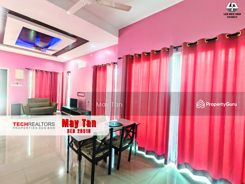 For Rent - KULIM GATED Fully Furnished Semi D House at Taman Brokoli Indah BKE Kulim Hi Tech