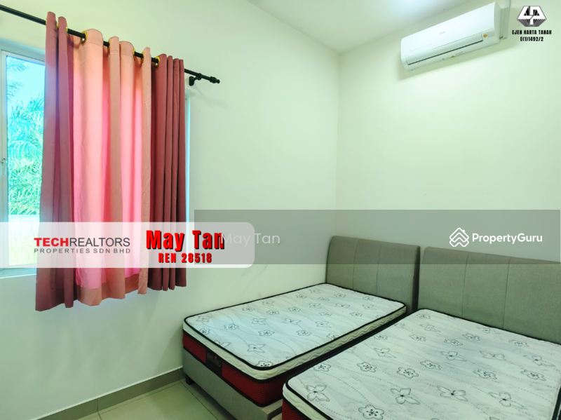 For Rent - KULIM GATED Fully Furnished Semi D House at Taman Brokoli Indah BKE Kulim Hi Tech