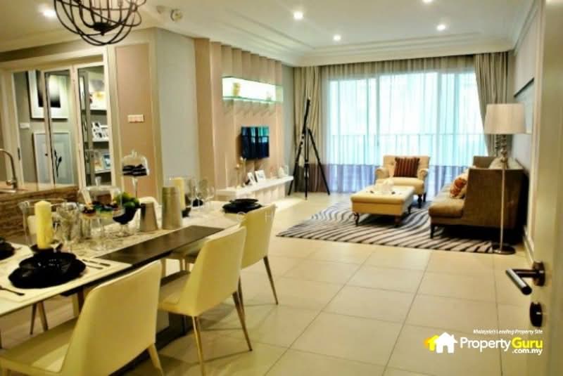 Service Residence for Sale at Koi Prima Condominium - A Chong - Living Room - PropertyGuru.com.my
