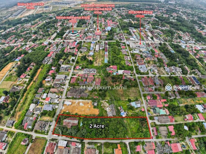 Untuk Dijual - Freehold: Bungalow + Dusun Buahan + Anak Sungai. Kuang, Sg Buloh