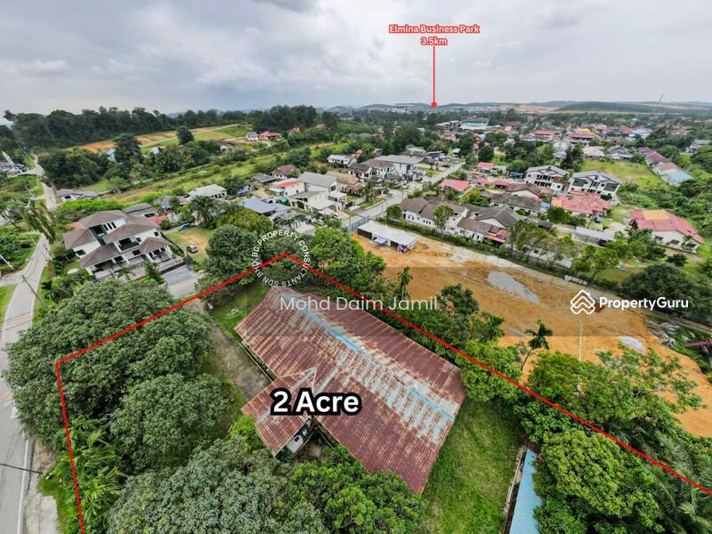 Untuk Dijual - Freehold: Bungalow + Dusun Buahan + Anak Sungai. Kuang, Sg Buloh
