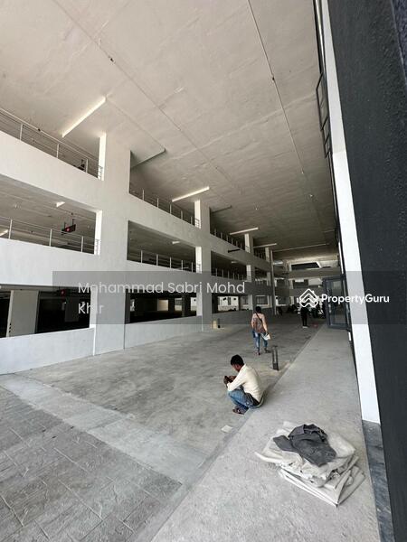 Ground floor parking area.