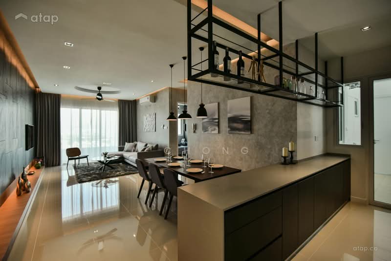 Kondominium untuk Dijual di The Leafz @ Dedaun - A Chong - Living Room - PropertyGuru.com.my
