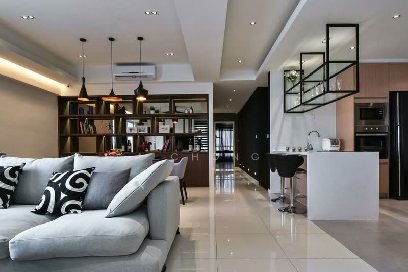 Kondominium untuk Dijual di The Leafz @ Dedaun - A Chong - Living Room - PropertyGuru.com.my