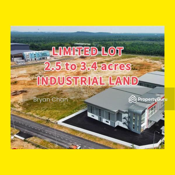 For Sale - 2.5 to 3.4 acres Suria Industrial Park Sepang Industrial Land near KLIA