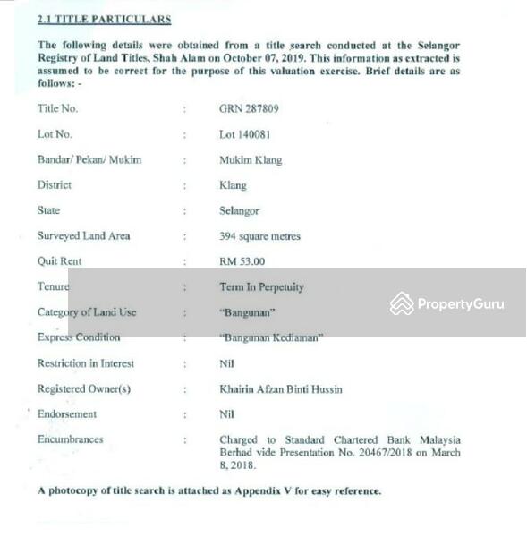 For Sale - 26/6/2025 BANK LELONG Bungalow at Bayu Villas @ Bukit Rimau, Section 32, Shah Alam