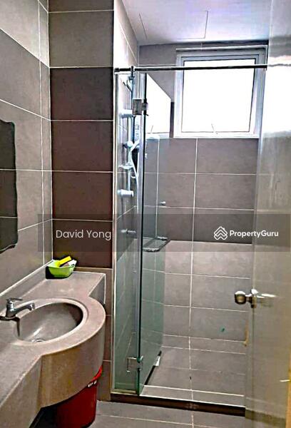 A stylish, modern bathroom where you can belt out your favorite tunes in the shower without judgment