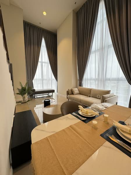 Service Residence for Rent at 8th & Stellar - Austin Loo - Living Room - PropertyGuru.com.my