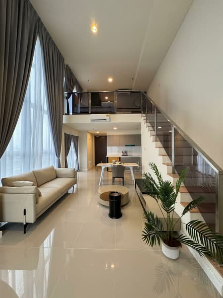 Service Residence for Rent at 8th & Stellar - Austin Loo - Living Room - PropertyGuru.com.my