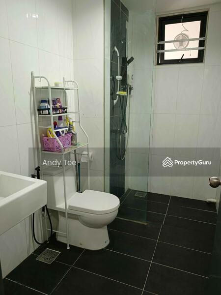 Outside Bathroom with Water Heater