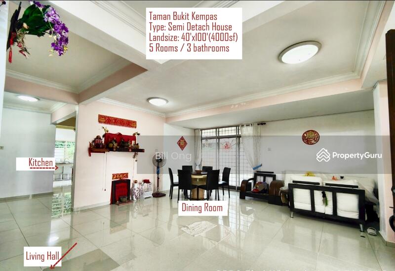 Semi-Detached House for Sale in Taman Bukit Kempas (Tampoi) - Bill Ong - PropertyGuru.com.my
