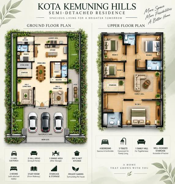 Semi-Detached House for Sale in Kota Kemuning (Shah Alam) - Mohd Shafik - PropertyGuru.com.my