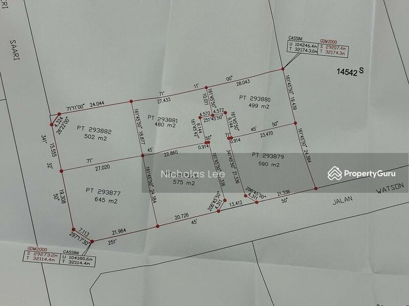 For Sale - Bungalow land at Jalan Watson Tigerlane