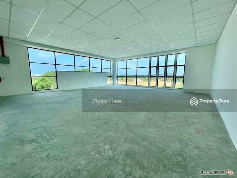 For Sale - 2.5 Storey Industrial New Factory Warehouse With 300 Amps @ Tmn Perindustian Ringan Juru For Sale