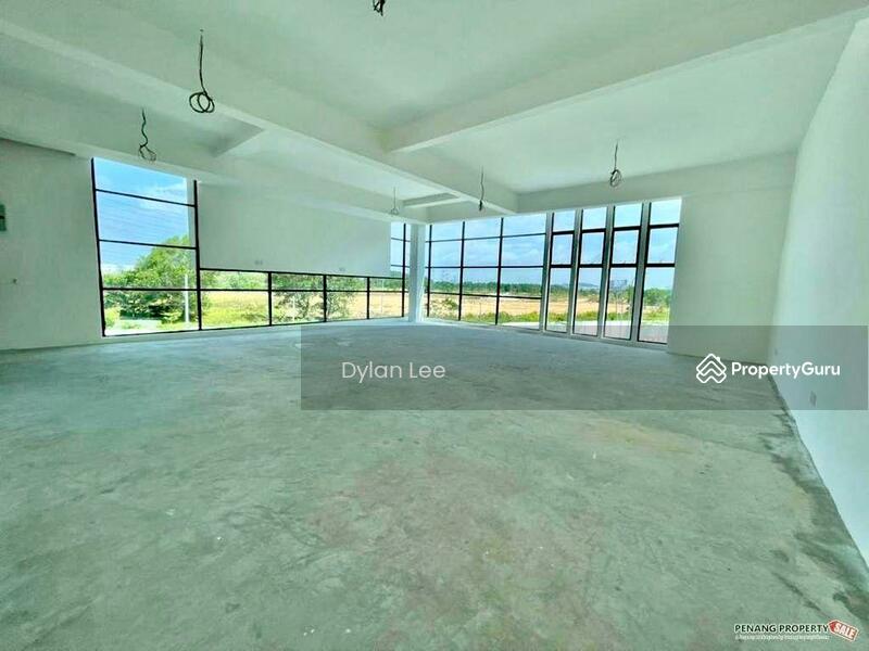 For Sale - 2.5 Storey Industrial New Factory Warehouse With 300 Amps @ Tmn Perindustian Ringan Juru For Sale