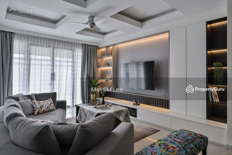 Twin Palms, Sungai Long Living Room