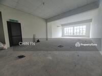 For Rent - Very Low Price 1st Floor Shop Facing Small River View Jasin Bestari