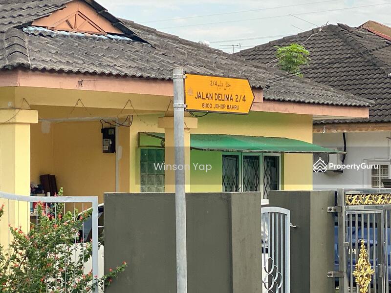 Untuk Dijual - Single Storey Semi D House Jalan Delima 2/10 Johor Bahru Near Tmn Daya