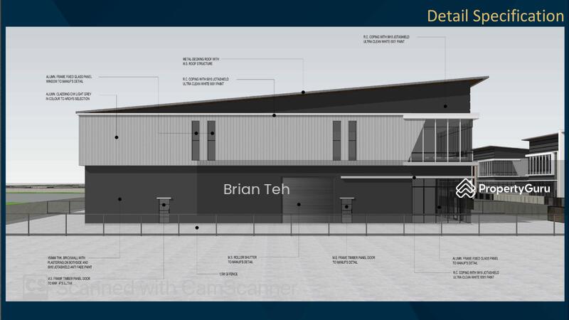 For Sale - FREEHOLD 1.5 Sty Semi D Light Industrial Factory Sale at Batu Kawan Valdor