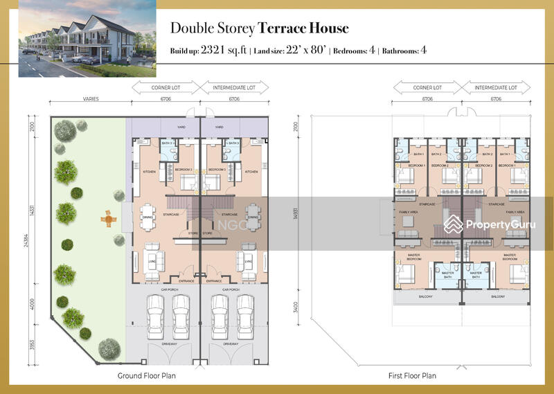 Untuk Dijual Brand New Double Storey Terrace House Ayer Hitam