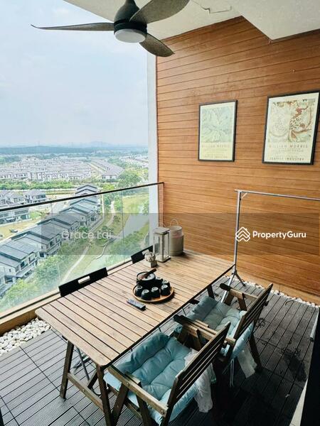 Kondominium untuk Disewa di The Parque Residences - Grace Lai - Balcony - PropertyGuru.com.my
