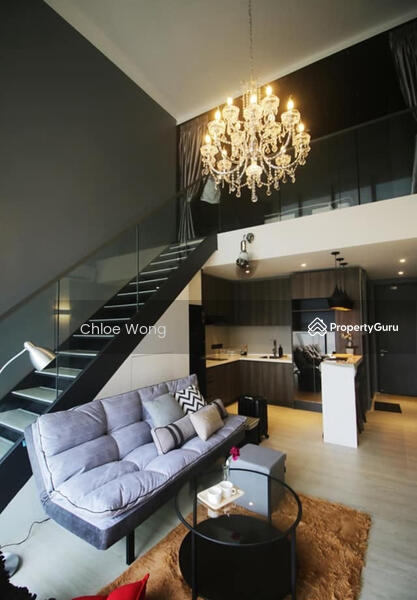 Servis Apartment untuk Disewa di The Square @ One City - Chloe Wong - Living Room - PropertyGuru.com.my