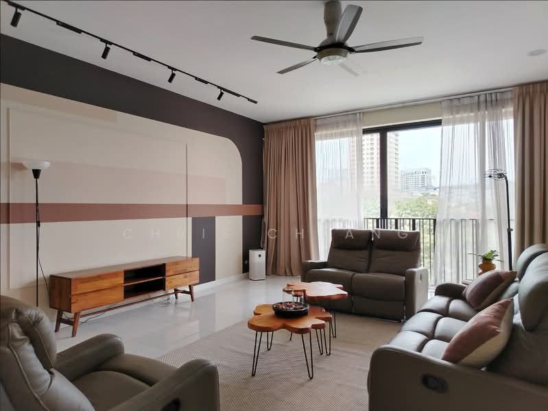 Condominium for Rent at Dedaun Condominium - Chris Cheang - Living Room - PropertyGuru.com.my