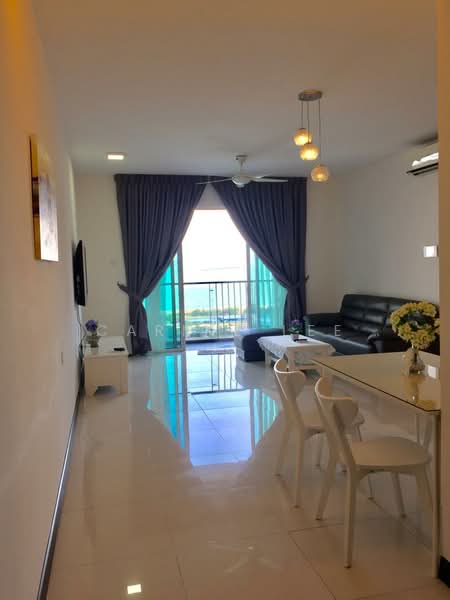 Kondominium untuk Disewa di Vertiq - Carine Lee - Living Room - PropertyGuru.com.my