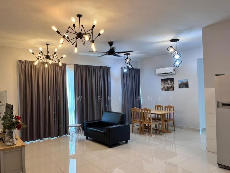 Kondominium untuk Disewa di Lake Point Residence - Liew She Anne - Living Room - PropertyGuru.com.my