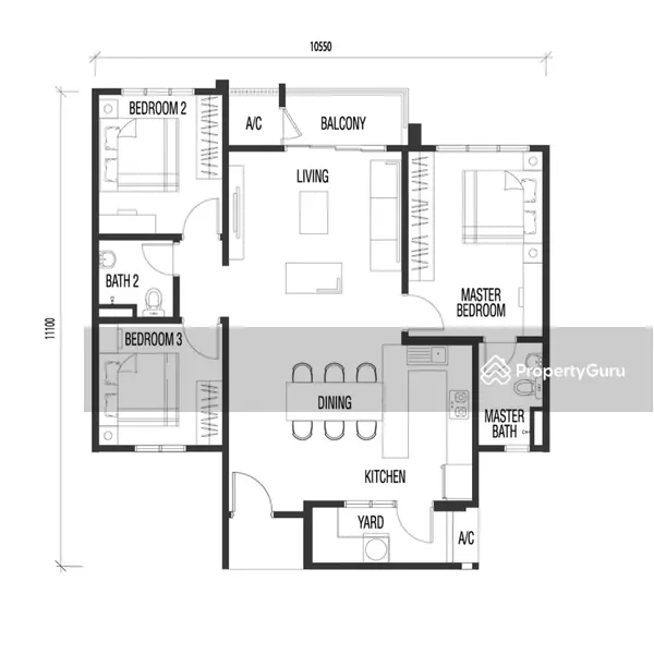 For Rent Condo @ Eden by The Parque Residences