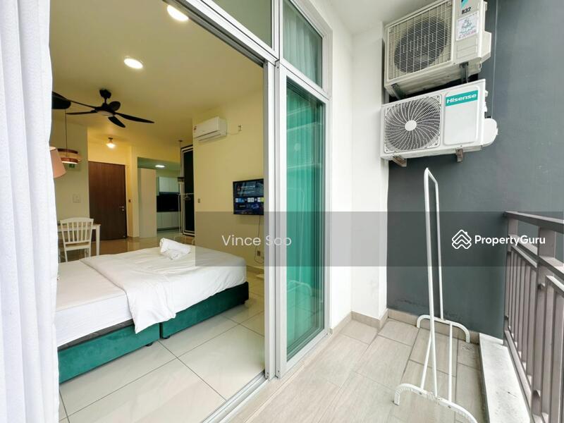 Service Residence for Sale at SKS Habitat - Vince Soo - Balcony - PropertyGuru.com.my