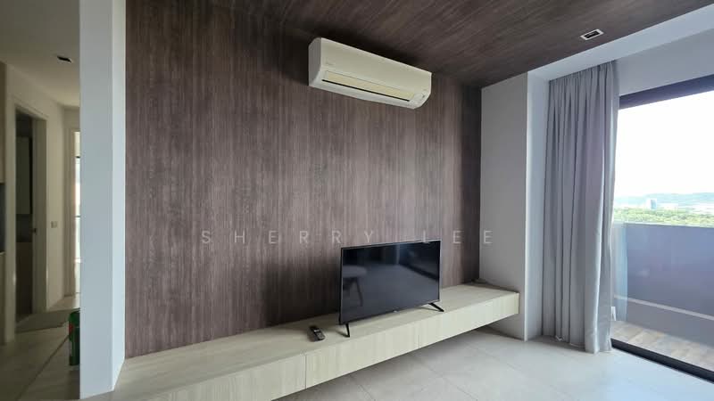 Service Residence for Sale at Lumi Tropicana - Sherry Lee - Living Room - PropertyGuru.com.my