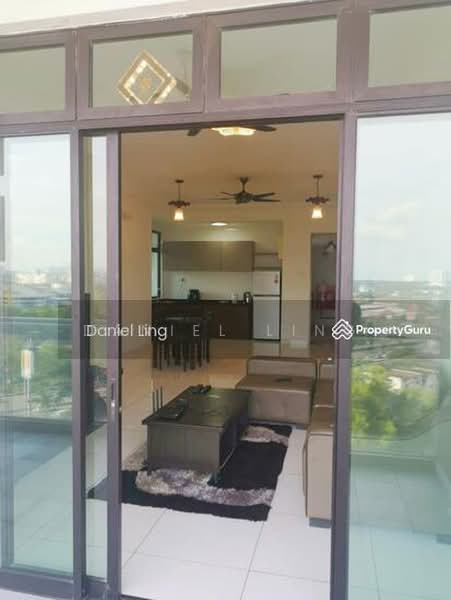 Service Residence for Rent at The Platino Serviced Apartment - Daniel Ling - Living Room - PropertyGuru.com.my