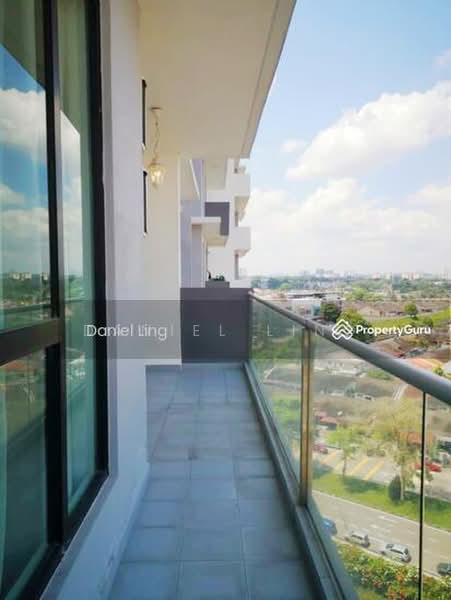 Service Residence for Rent at The Platino Serviced Apartment - Daniel Ling - Balcony - PropertyGuru.com.my