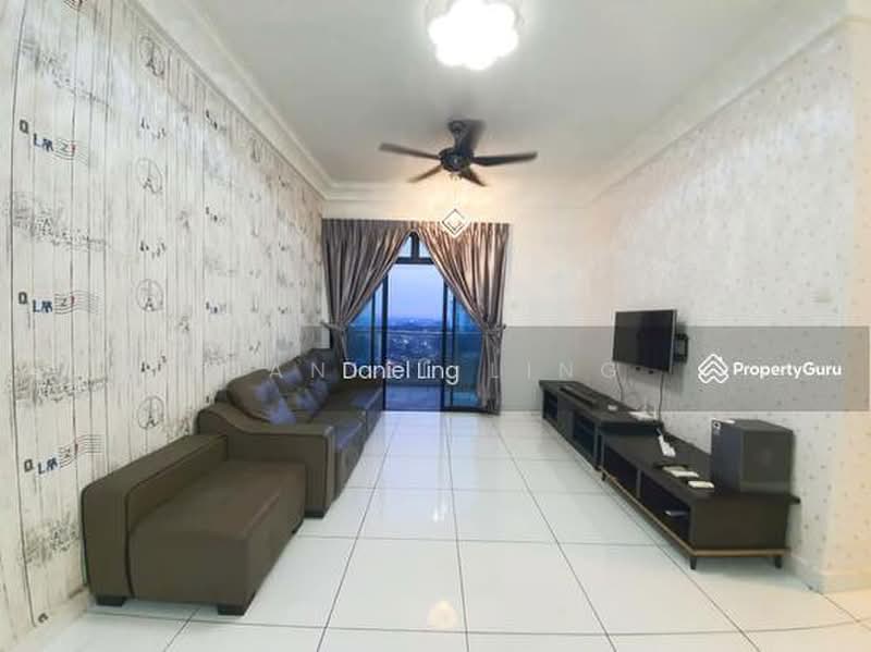 Service Residence for Rent at The Platino Serviced Apartment - Daniel Ling - Living Room - PropertyGuru.com.my