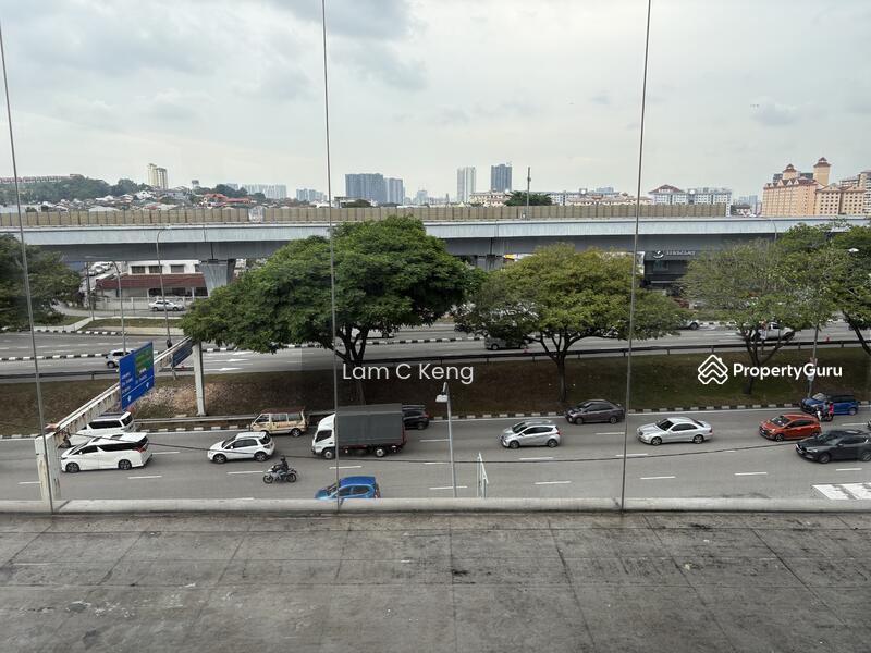 The view from the space with LRT track 