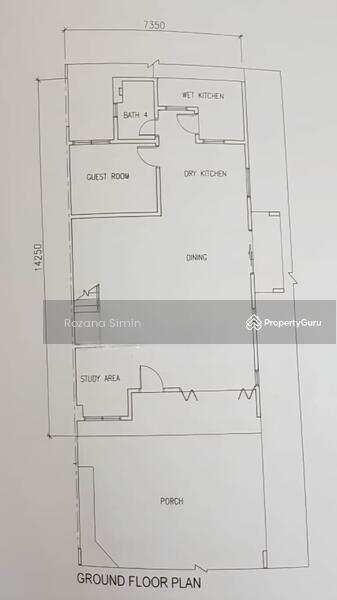 For Rent PARTLY FURNISHED, 2 Storey terrace, Laman Delfina, Nilai