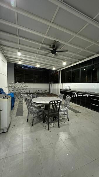 Yard and dry kitchen area