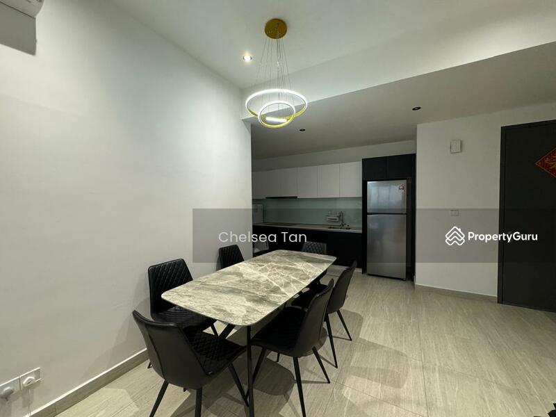 Service Residence for Sale at Atwater : Service Residences - Chelsea Tan - Dining Room - PropertyGuru.com.my