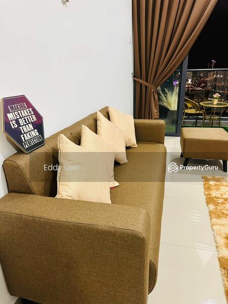 Service Residence for Rent at Aera Residence - Eddy Lee - Living Room - PropertyGuru.com.my