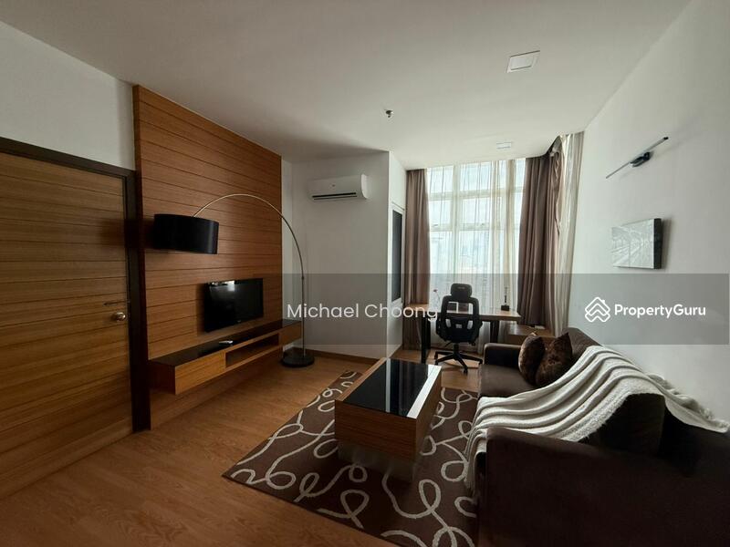 Servis Apartment untuk Disewa di Dua Sentral - Michael Choong - Living Room - PropertyGuru.com.my