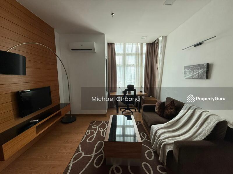 Servis Apartment untuk Disewa di Dua Sentral - Michael Choong - Living Room - PropertyGuru.com.my