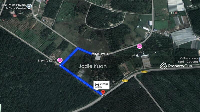 650m from main road 