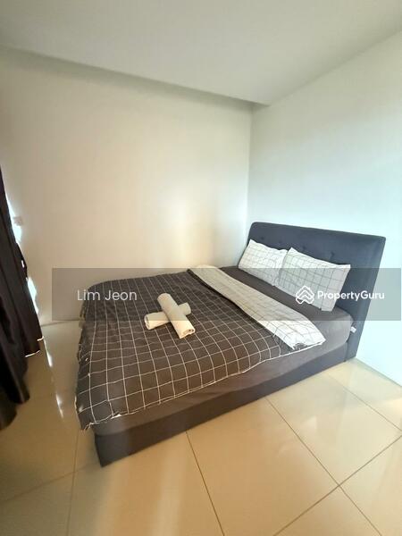 Servis Apartment untuk Dijual di Trefoil @ Setia City - Lim Jeon - Master Bedroom - PropertyGuru.com.my
