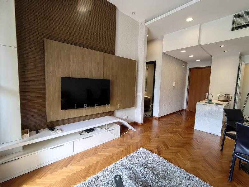 Service Residence for Rent at Straits Quay (The Suites at Waterside) - Irene Goh - Living Room - PropertyGuru.com.my