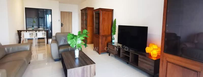 Servis Apartment untuk Dijual di Aradia Residence @ Lake City KL North - TL Wong - Living Room - PropertyGuru.com.my