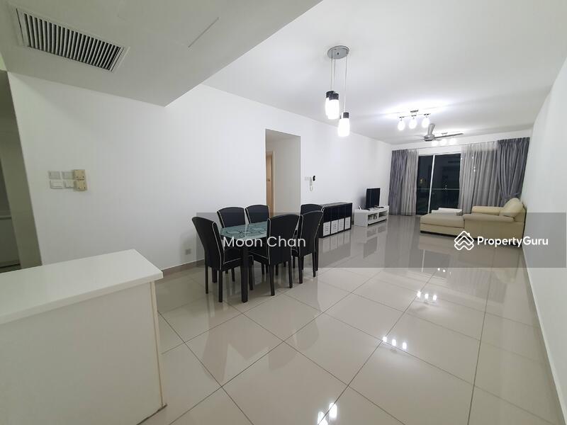 Servis Apartment untuk Dijual di Solaris Dutamas - Moon Chan - Living Room - PropertyGuru.com.my