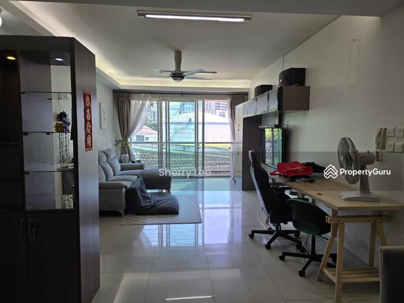 Service Residence for Sale at Solaris Dutamas - Sherry Lee - Living Room - PropertyGuru.com.my