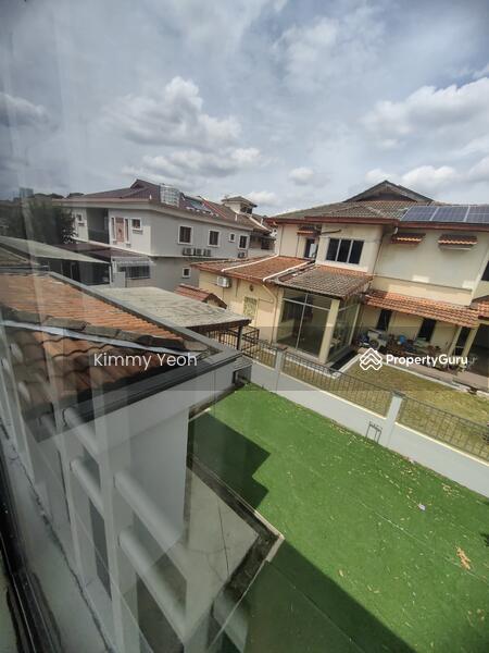  1st floor living hall window view 